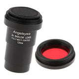 Maxbell Telescope Eyepiece Barlow Lens 3X for Astronomical Photography + Filter #25A