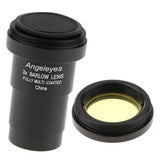 Maxbell Telescope Eyepiece Barlow Lens 3X for Astronomical Photography + Filter #12