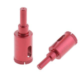 Maxbell 2pcs Diamond Tool Drill Bit  Set Glass Ceramic Marble Tile 22 & 20mm
