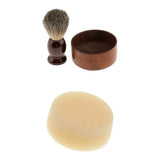 Maxbell Mens Shaving Brush with Shave Bowl Soap Cup and Shaving Cream for Salon Home