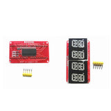 Maxbell 2 PCS 0.54inch Viridis 4Bits Digital Tube LED Display Module I2C For