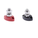 Maxbell Junction Block Power Post Set Insulated Terminal Stud Black Red 8mm