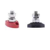 Maxbell Junction Block Power Post Set Insulated Terminal Stud Black Red 8mm