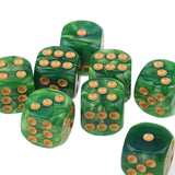 30x Six Sided D6 Dice Dotted 16mm Die Toy for   Dungeons and Dragons Props