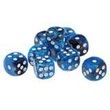 30x Six Sided D6 Dice Dotted 16mm Die Toy for   Dungeons and Dragons Props