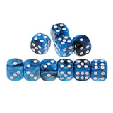 30x Six Sided D6 Dice Dotted 16mm Die Toy for   Dungeons and Dragons Props