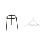 Maxbell Lab Beaker Stand Lamp Burner Tripod Holder 75mm+ Pipeclay Triangle Apparatus