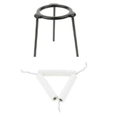 Maxbell Lab Beaker Stand Lamp Burner Tripod Holder 75mm+ Pipeclay Triangle Apparatus