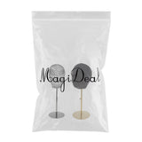 Maxbell Suede Cork Mannequin Head Hat Rack Cap Wig Holder Display Stand Model Set