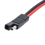 Maxbell 2Pieces 1-48V SAE to EC5 Female Power Adapter Cable for Car Solar Battery