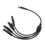 Maxbell 2Pieces 18AWG SAE 1 to 4 Extension Adapter Splitter Cable for Solar Battery