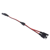Maxbell 2Pieces 18AWG SAE 1 to 2 Extension Adapter Splitter Cable for Solar Battery
