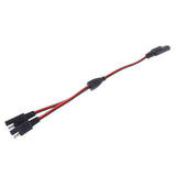 Maxbell 2Pieces 18AWG SAE 1 to 2 Extension Adapter Splitter Cable for Solar Battery