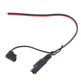 Maxbell 4Pcs SAE Power 12V 300mm 10A 18AWG Extension Cable Plug for Car Solar Panel