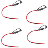 Maxbell 4Pieces 14AWG Solar Battery SAE Harness DIY Extension Line Connector Cable