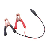 Maxbell 2Pieces 18AWG SAE to Alligator Clips Extension Cable Car Battery Booster