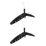 Maxbell 2Pc Multi Purpose Travel Folds Hanger for Scuba Diving Wetsuit Drysuit Black