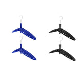 Maxbell 2Pc Multi Purpose Travel Folds Hanger for Scuba Diving Wetsuit Drysuit Black