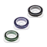 Maxbell 3pcs Metallic Guide Wrapping Fishing Line Thread Rod Building Repairing