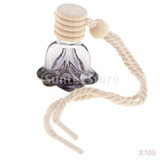 Maxbell 100Pcs Empty Perfume Bottle Pendant Car Hanging Ornament Home Decor Flower