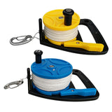 Maxbell 2Pcs Underwater Scuba Diving Dive Wreck Cave Reel with Handle Line Snap Hook