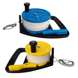 Maxbell 2Pcs Underwater Scuba Diving Dive Wreck Cave Reel with Handle Line Snap Hook