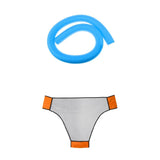 Maxbell Swimming Noodle Floating Pool Chair Net Beach Pool Seat Water Toys Orange