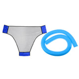 Maxbell Swimming Noodle Floating Pool Chair Net Beach Pool Swim Seat Water Toys Blue