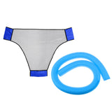 Maxbell Swimming Noodle Floating Pool Chair Net Beach Pool Swim Seat Water Toys Blue