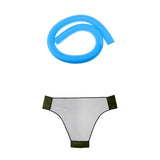 Maxbell Swimming Noodle Floating Pool Chair Net Beach Pool Seat Water Toys ArmyGreen