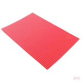 Maxbell 10 Pieces 1/25 Roof Tile Sheet Model Building Material Railway Architecture
