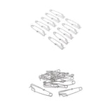 Maxbell Fishing Clip Snap Long Line Clips Stainless Steel Sea Fishing Connector