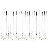 Maxbell 20Pcs Fishing Hair Rigs Assorted Hand Tied Carp Fishing Barbless Hooks