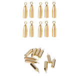 Maxbell 20pcs Brass Sinker Drop Shot Weights Sinker Perch Pike Sea Fishing Tackle