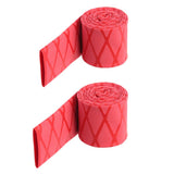 Maxbell Non Slip Heat Shrink Wrap Textured Grip Fishing Rod Racket Sleeving Tube