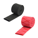 Maxbell Non Slip Heat Shrink Wrap Textured Grip Fishing Racket Sleeving Tube