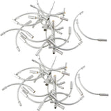 Maxbell 40Pcs 90 Degree Brake Noodle Guide Boots Front Rear Set for MTB Road Bicycle