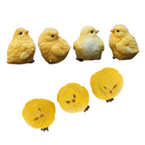 Maxbell 7pcs Artificial Realistic Chicken Figure Outdoor Garden Home Decoration