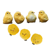 Maxbell 7pcs Artificial Realistic Chicken Figure Outdoor Garden Home Decoration