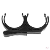 Maxbell Plastic Black Golf Accessory Golf Ball Holder Clip Clamp for Golf Training