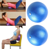 Maxbell 2pcs 25cm Soft Anti Burst Yoga Ball Exercise GYM  Pilates Fitness Balls Blue