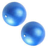 Maxbell 2pcs 25cm Soft Anti Burst Yoga Ball Exercise GYM  Pilates Fitness Balls Blue