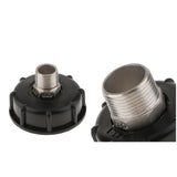 Maxbell 1000L IBC Water Tote Tank Adapter Hose Cap 60mm 1Inch Outside/4 Extra Thread
