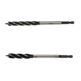 Maxbell HSS 165mm Brad Point Drill Bit Shank Twist  Woodworking Tool 10&12mm