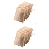 Maxbell 400Pcs Empty Tea Filter Bags Loose Herbs Teabag with Drawstring 5x7 & 9x10cm
