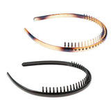 Maxbell 2/set Resin Zigzag Hair Band Toothed Headband  Hoop Band Hair Accessories
