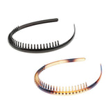 Maxbell 2/set Resin Zigzag Hair Band Toothed Headband  Hoop Band Hair Accessories