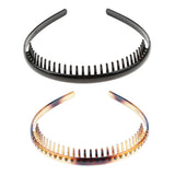 Maxbell 2/set Resin Zigzag Hair Band Toothed Headband  Hoop Band Hair Accessories