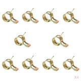 Maxbell 40 x Spring Clip Fuel Hose Line Air Tube Clamps Fastener Diameter 6mm