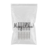 Maxbell Electric Guitar Humbucker Pickups Adjust Height Screws Springs Black+Sliver